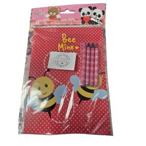 Tiny Mills Bee Mine Coloring Book Set With 3 Crayons
